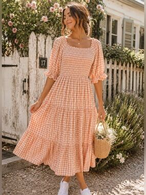 roolee dresses NEW Trish Scully Child Peach Abigail Lace Dress  Sweet Pea & Teddy